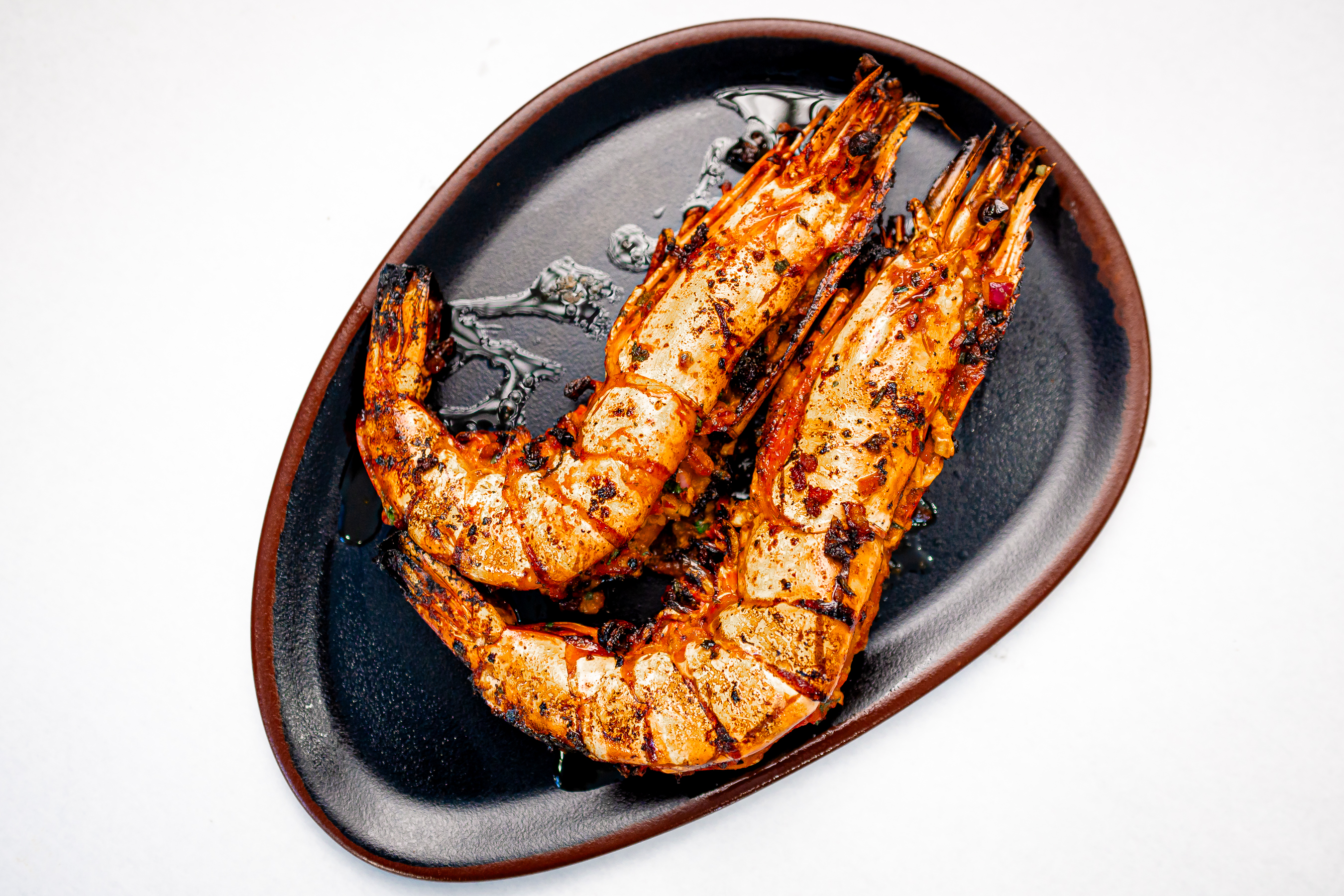 Jumbo Shrimp Grilled at Hamido Seafood, Astoria
