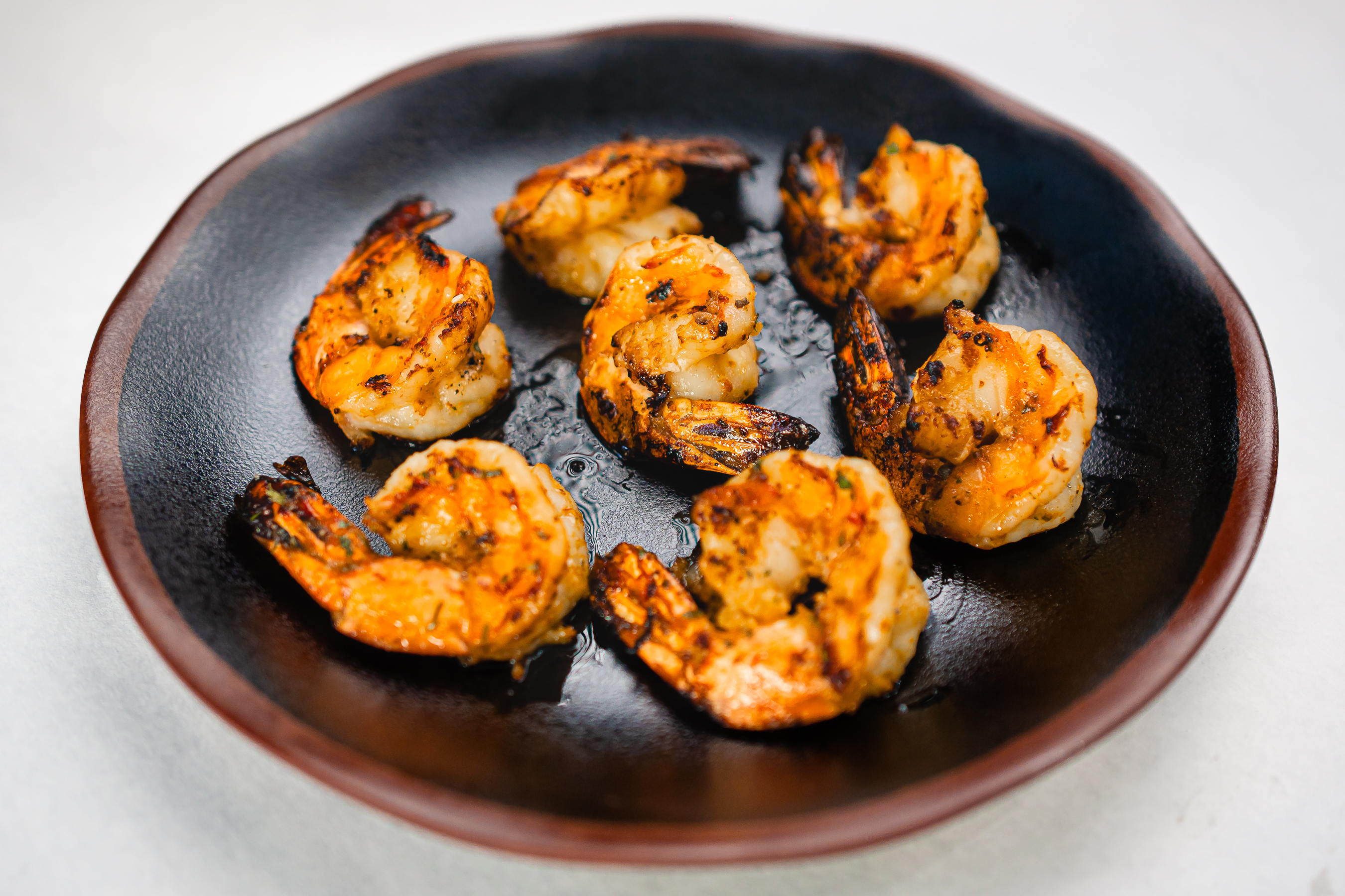 Tiger Shrimp Grilled or Fried at Hamido Seafood, Astoria